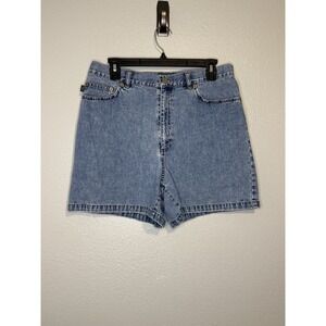 Vintage Y2K Polo Ralph Lauren Saturday Jean Shorts Women's Size 12 Med Wash